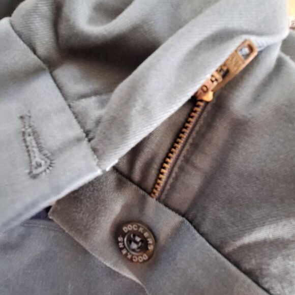 NWT Dockers Signature Khaki D1 Slim Fit Flat Front Dress Pants 36 x 34 Dark Gray - Picture 7 of 14